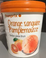 Sorbet Orange sanguine pamplemousse