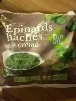 Épinards hachés à la crème