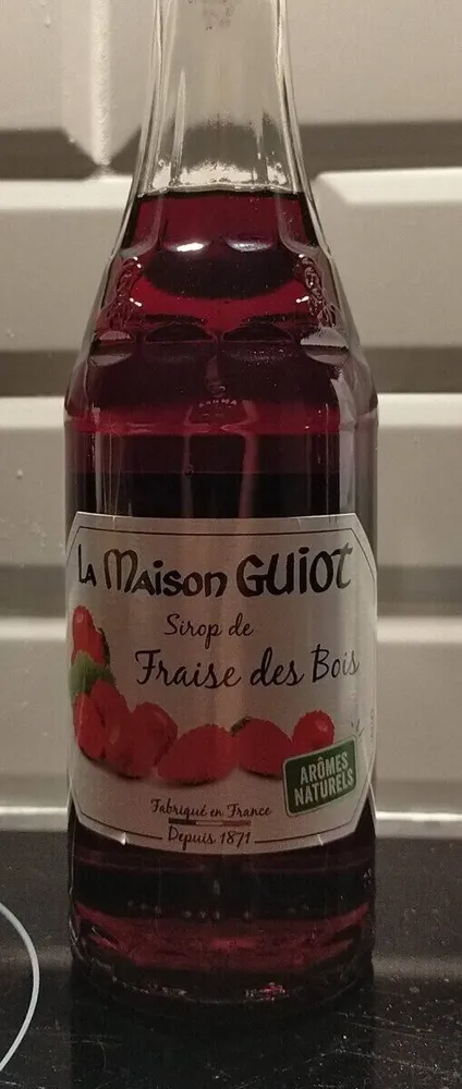 Sirop de fraise des bois