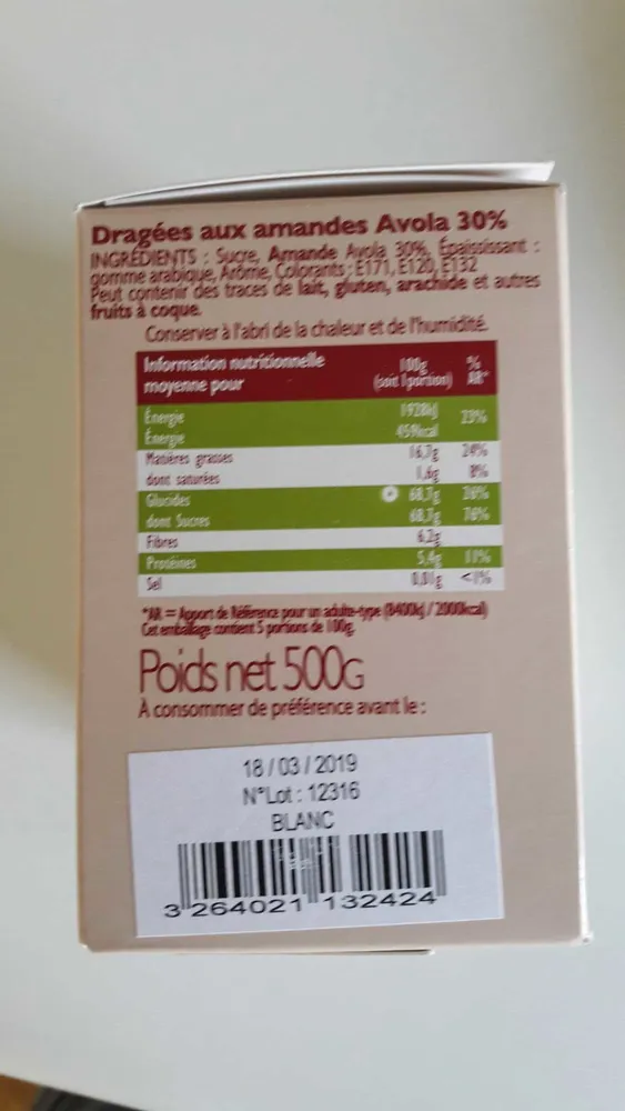 Dragées aux amandes Avola