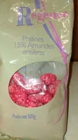 Dragées Pralines 15% Amandes entières rouge