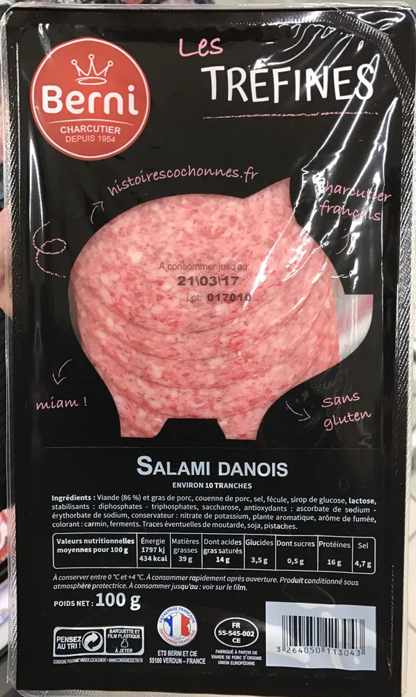 Les Tréfines Salami Danois