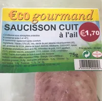 Saucisson cuit à l'ail