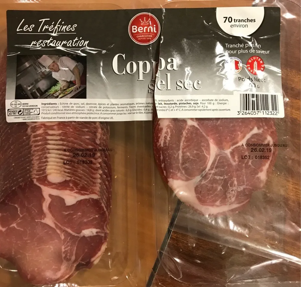Coppa Sel Sec En Tranches