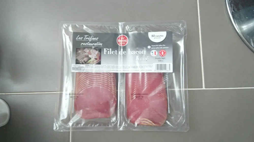 Bacon Fumé En Tranches