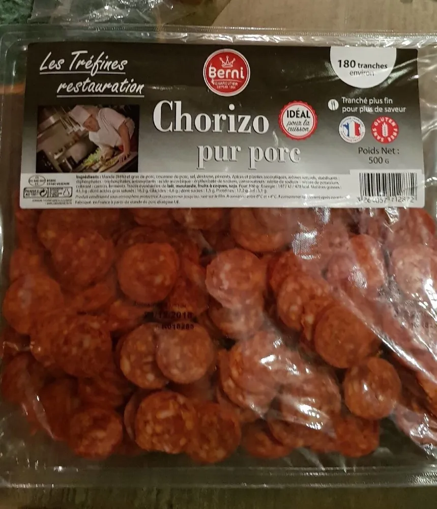 Chorizo Pur Porc Diamètre 32
