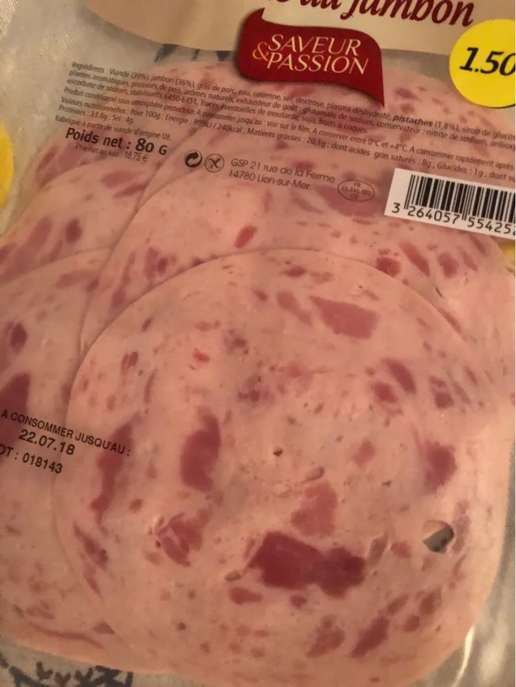 Roulade de jambom