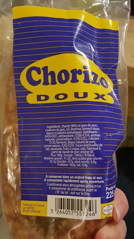 Chorizo doux