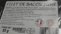 Filet de bacon fumé