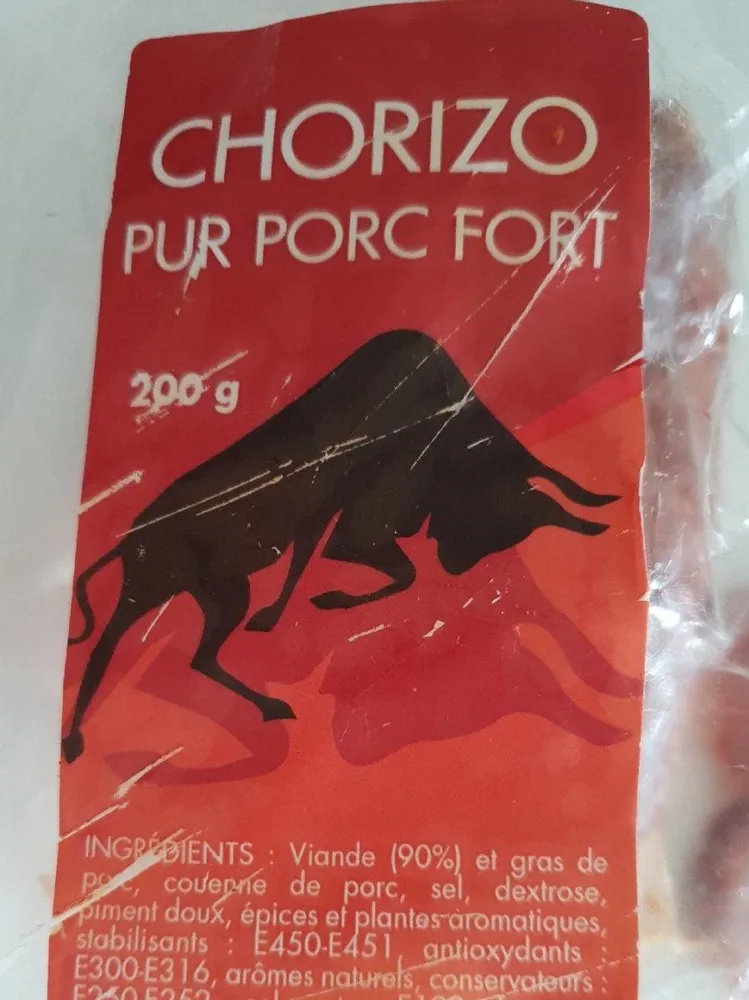 Chorizo pur porc fort