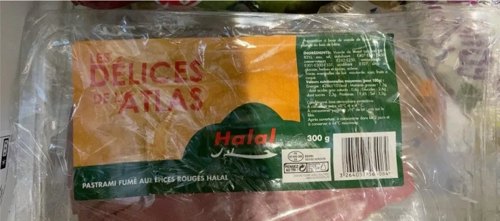 Pastrami fumé aux epices rouges halal
