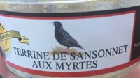 Terrine de sansonnet aux myrtes