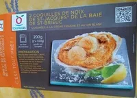 2 Coquilles de Noix de St-Jacques de la baie de St-Brieuc