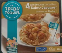 4 généreuses coquilles Saint Jacques