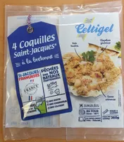 4 Coquilles Saint-Jacques à la bretonne
