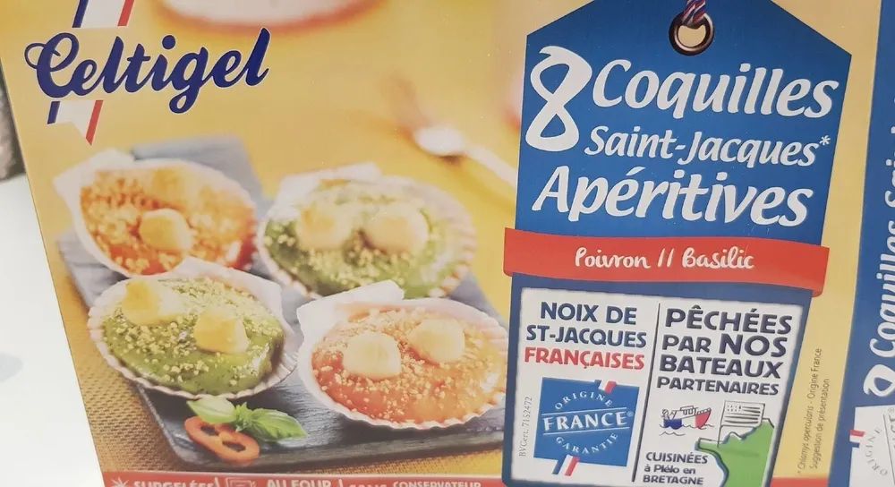 Coquilles saint Jacques aperitives