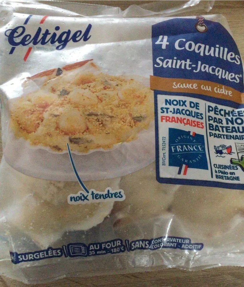 Noix de st jacques au cidre