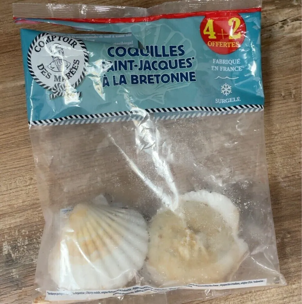 Coquille St Jacques a la bretonne