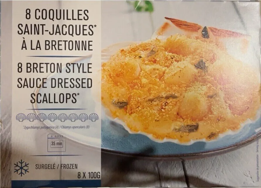 Coquilles Saint-Jacques a la bretonne