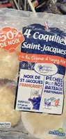 4 coquilles St Jacques à la crème d'Isigny