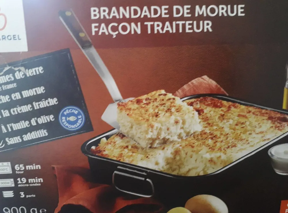 Brandade de morue façon traiteur