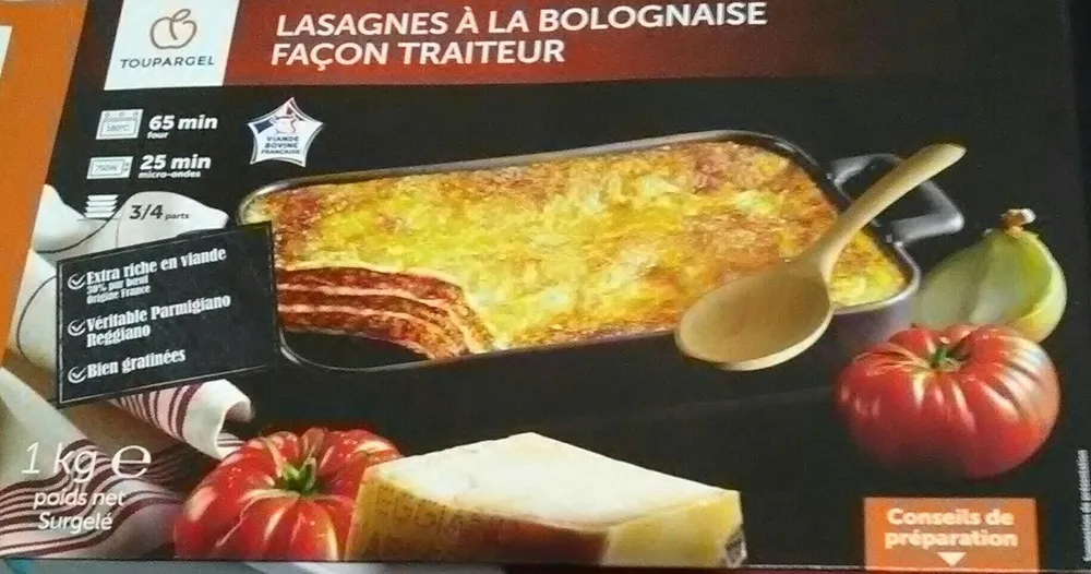Lasagne à bolognaise façon traiteur