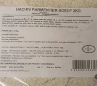 Hachis parmentier de boeuf 2kg
