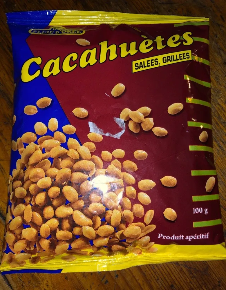 Cacahuètes salées, grillées