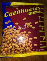 Cacahuètes salées, grillées