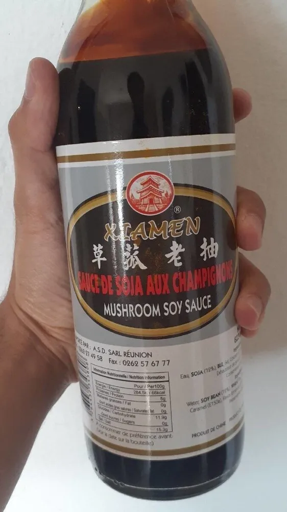 Sauce soja aux champignons