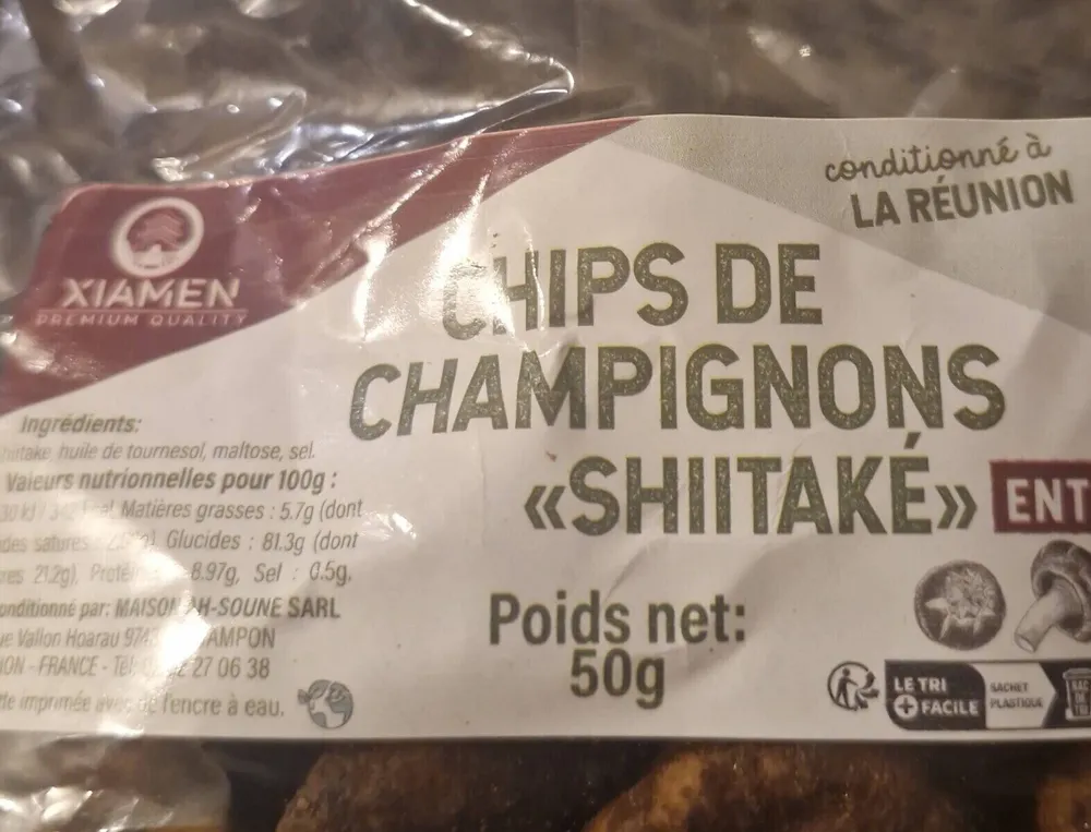 Chips de champignons