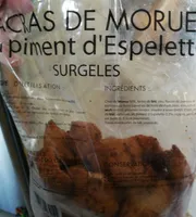Accra de morue au piment d'espelette