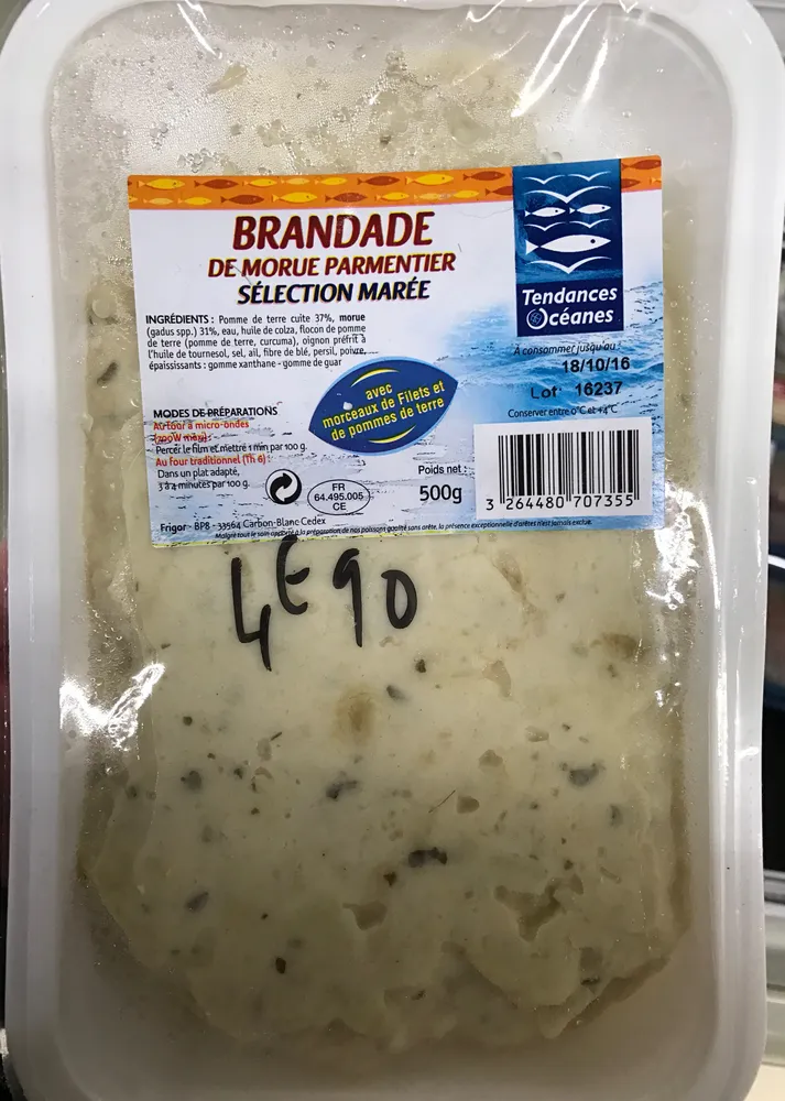 Brandade de morue parmentier