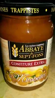 Abbaye De Sept-fons - Confiture Extra - Mirabelles 370 g - Preparee Avec 55 % De Fruits