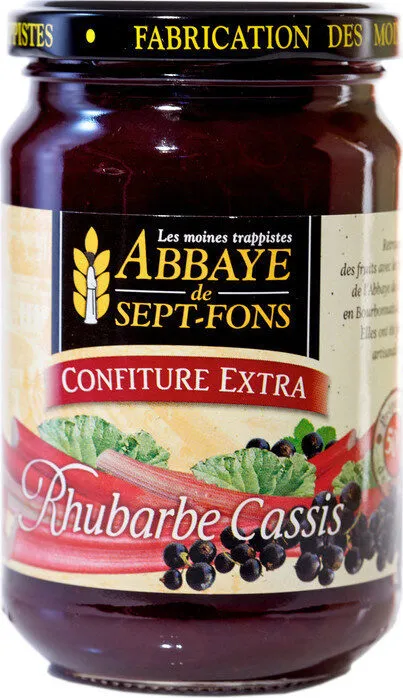 Confiture extra Rhubarbe cassis