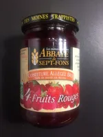 Confiture De 4 Fruits Rouge Allegee