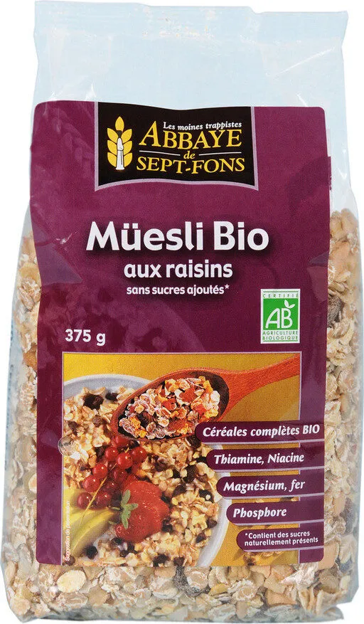 Müesli, mélange céréales bio