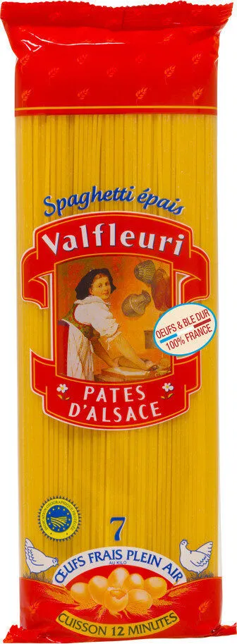 VALFLEURI Spaghetti épais 500g