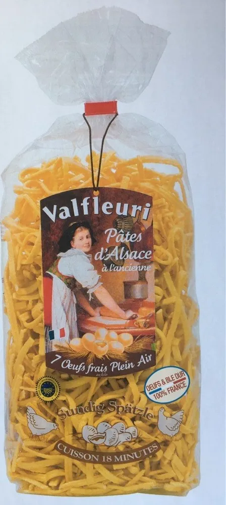 Sundig Spaetzle Pâtes d'Alsace