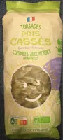 Torsades pois cassés cuisinées aux herbes aromatiques