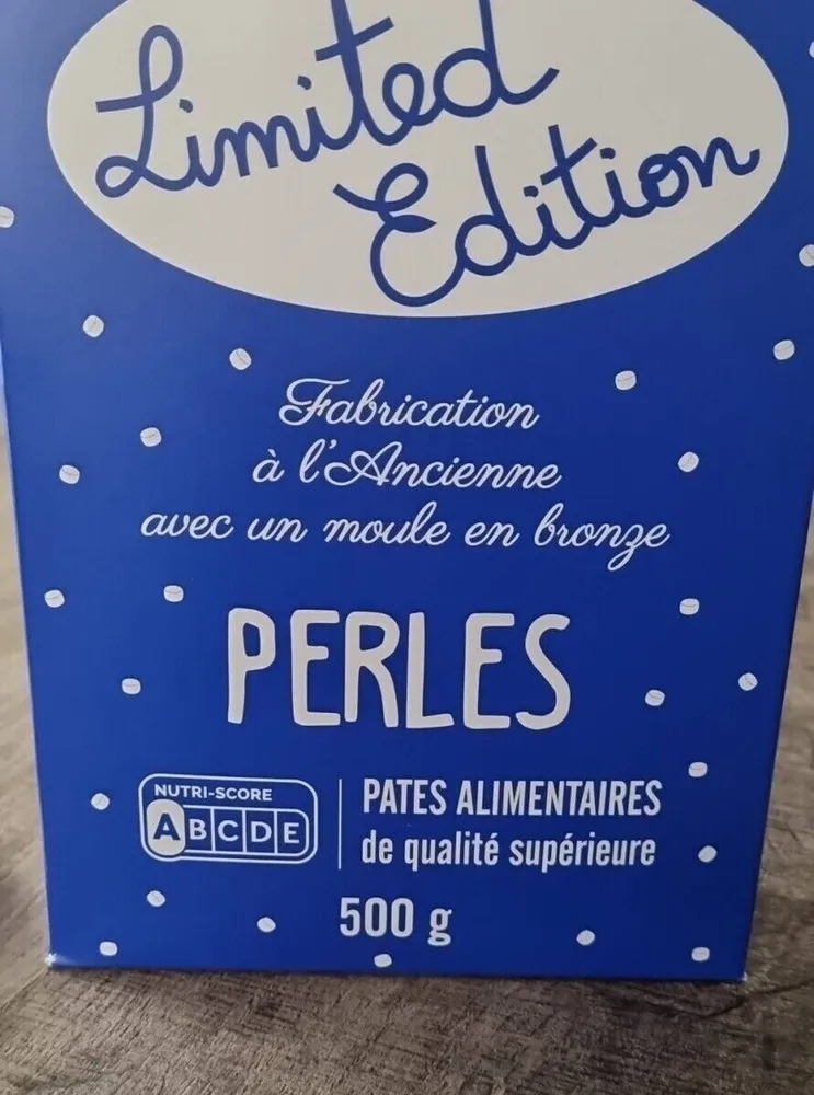 Perles pates alimentaires