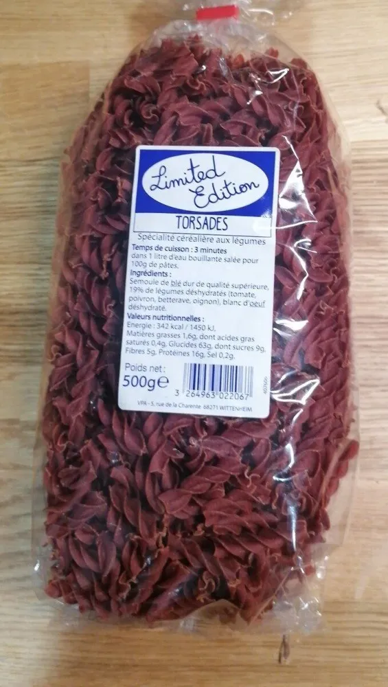 Pâtes torsades