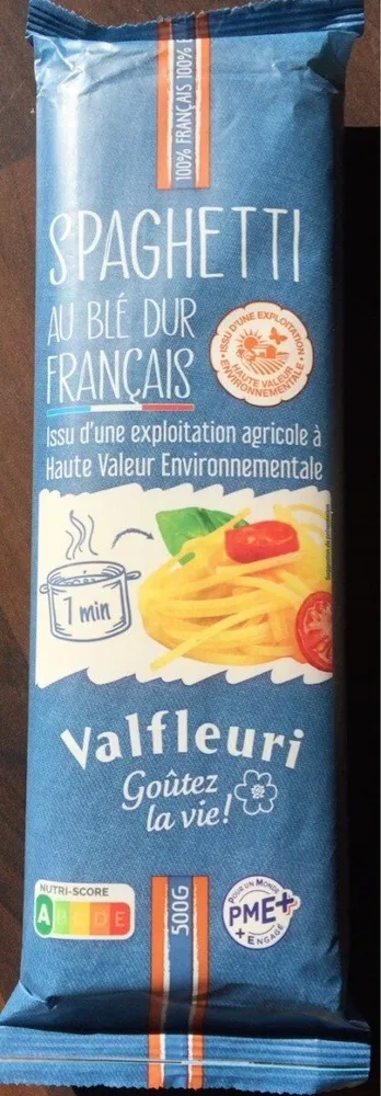 Spaghetti au blé dur français