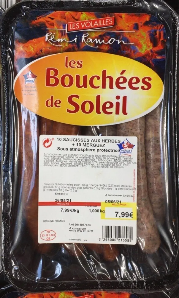 Les bouchees du soleil