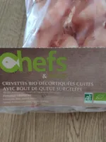 Crevette bio décortiquées cuites
