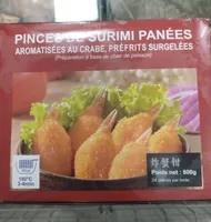 Pince de surimi panées