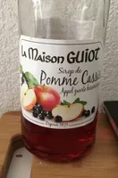 Sirop de pomme cassis