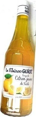 Sirop de citron jaune de Sicile