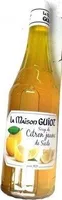 Sirop de citron jaune de Sicile