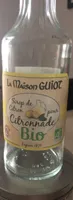 Sirop de citron pour citronnade bio